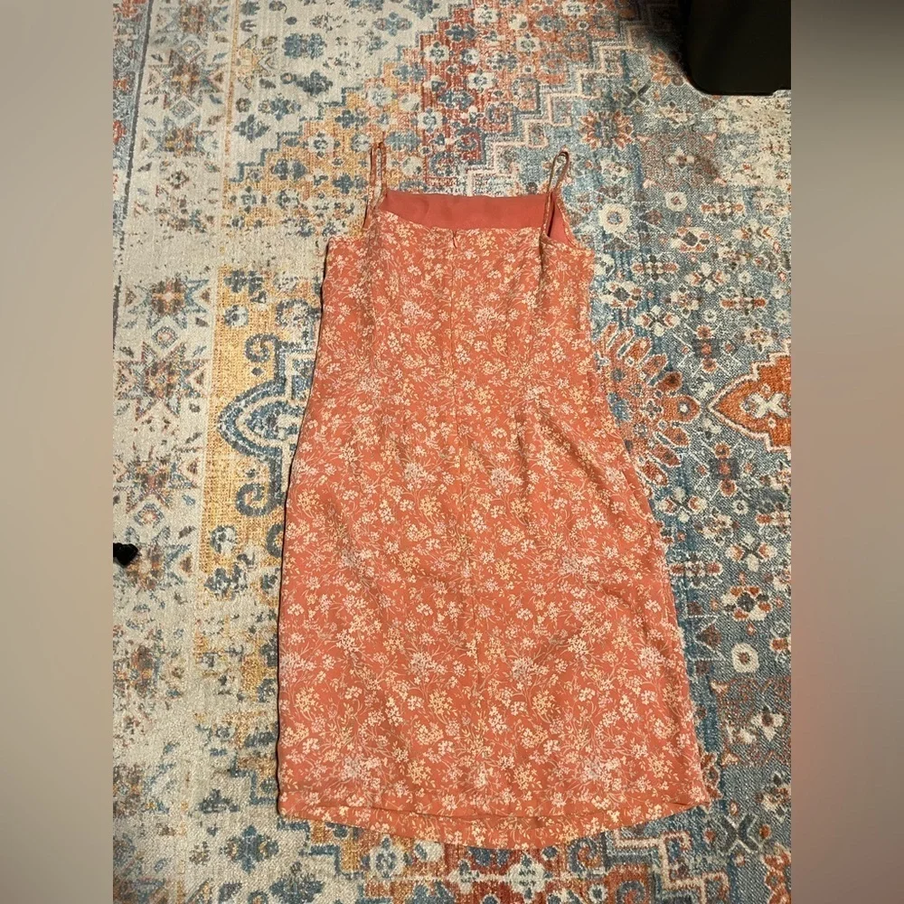 Old Navy vintage 90s square neck floral print spaghetti strap dress